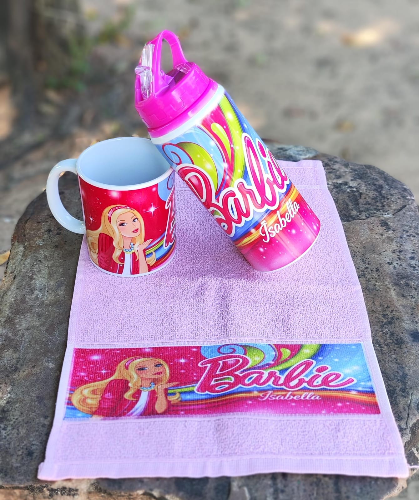 Combo taza+toallita+hoppie personalizados